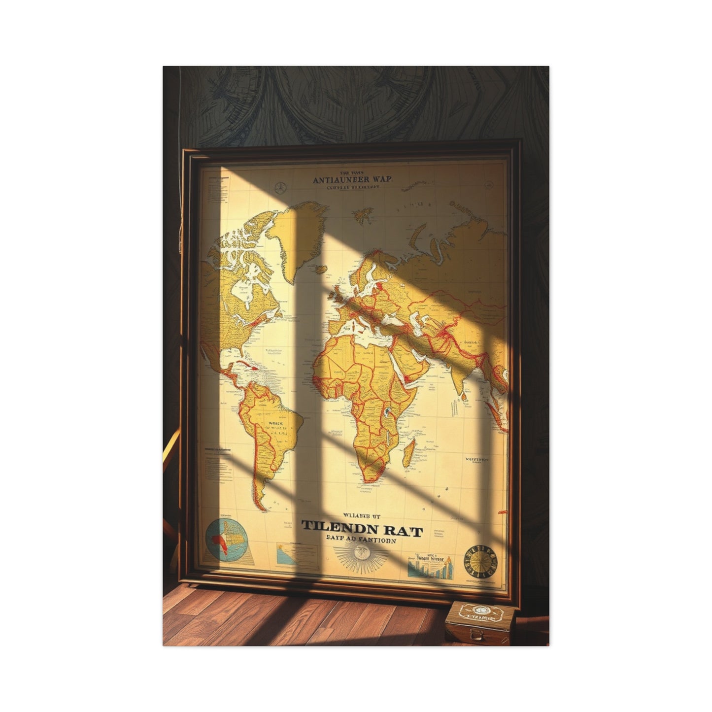 Elite Antique Maps Art Vision Wall Art & Canvas Print