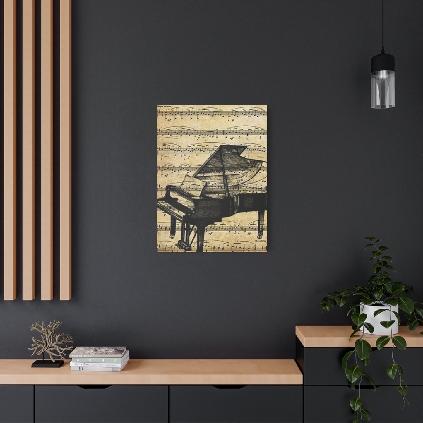 Musical Notes And Piano Wall Art & Canvas Prints