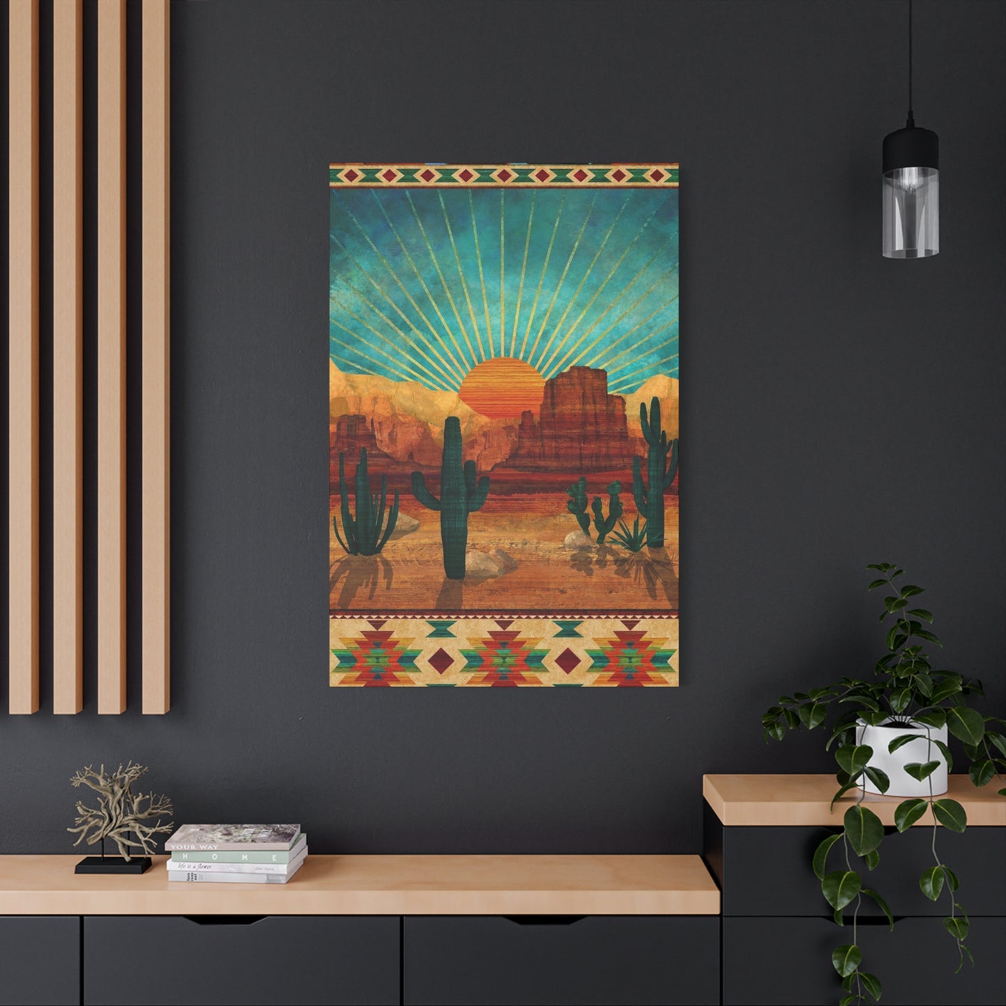 Sunrise In A Desert Wall Art & Canvas Prints