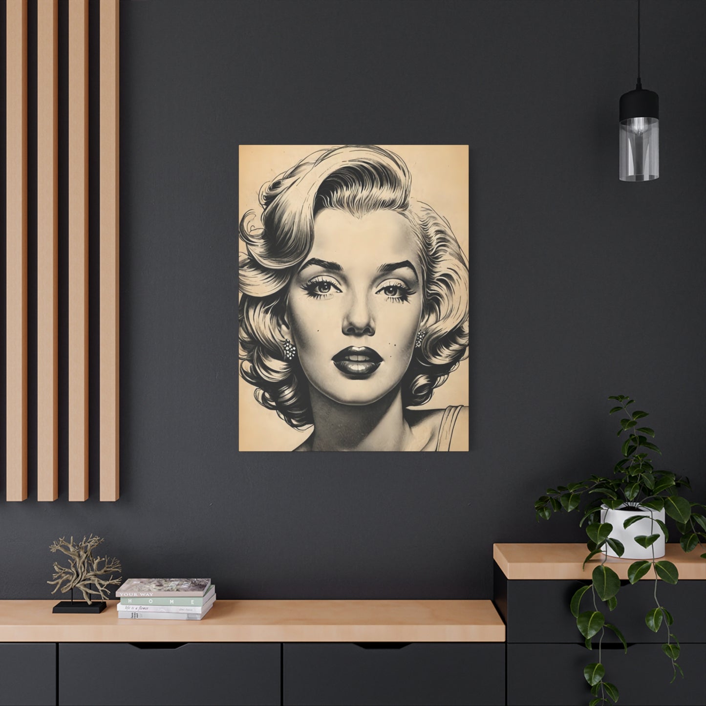 Beautiful Face Of Marilyn Monroe Wall Art & Canvas Prints