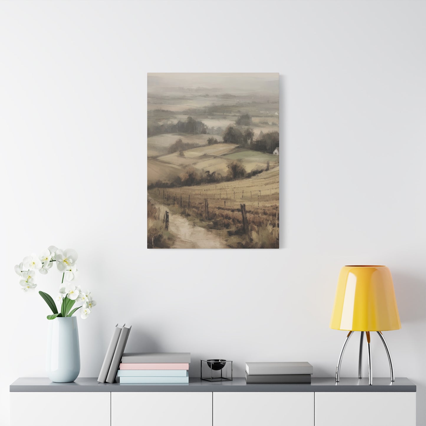 Foggy Countryside Wall Art & Canvas Prints