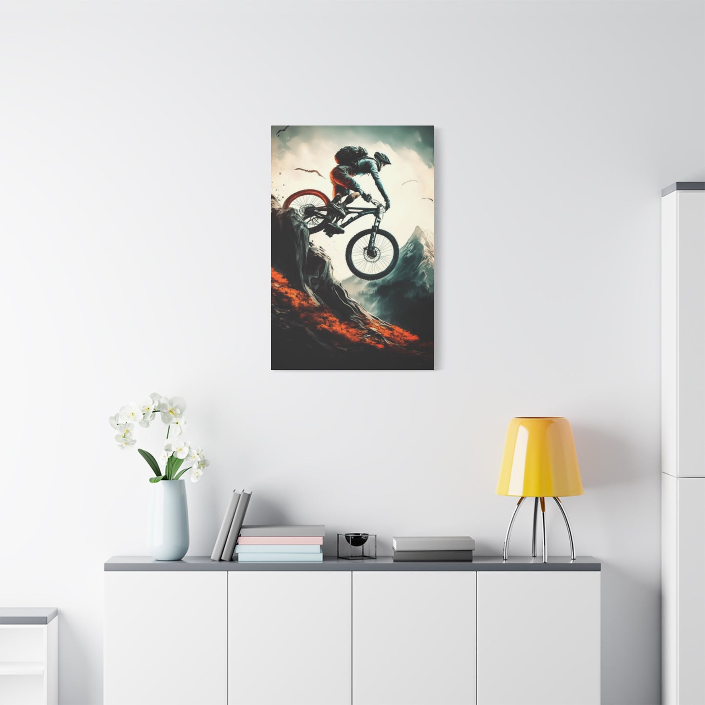 Dangerous Bicycle Ride Wall Art & Canvas Prints