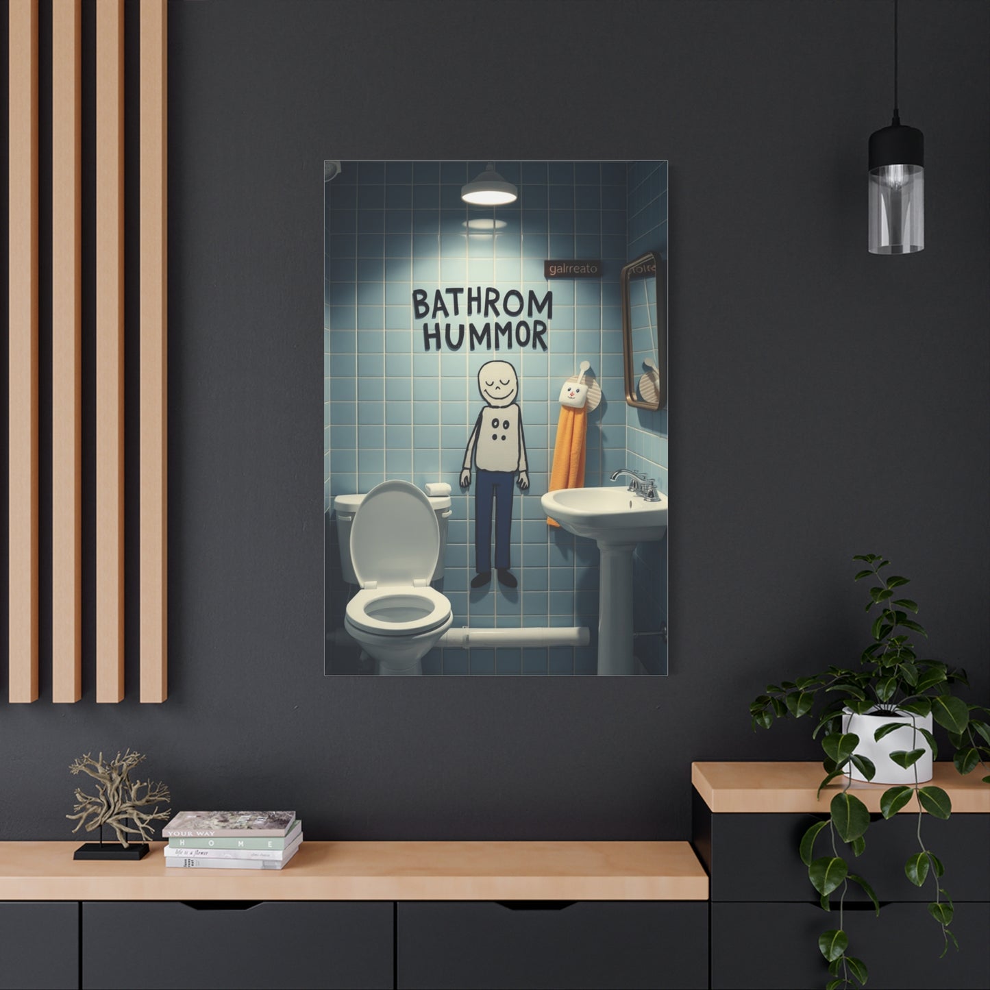Collection Bathroom Humor Art Art Wall Art & Canvas Print