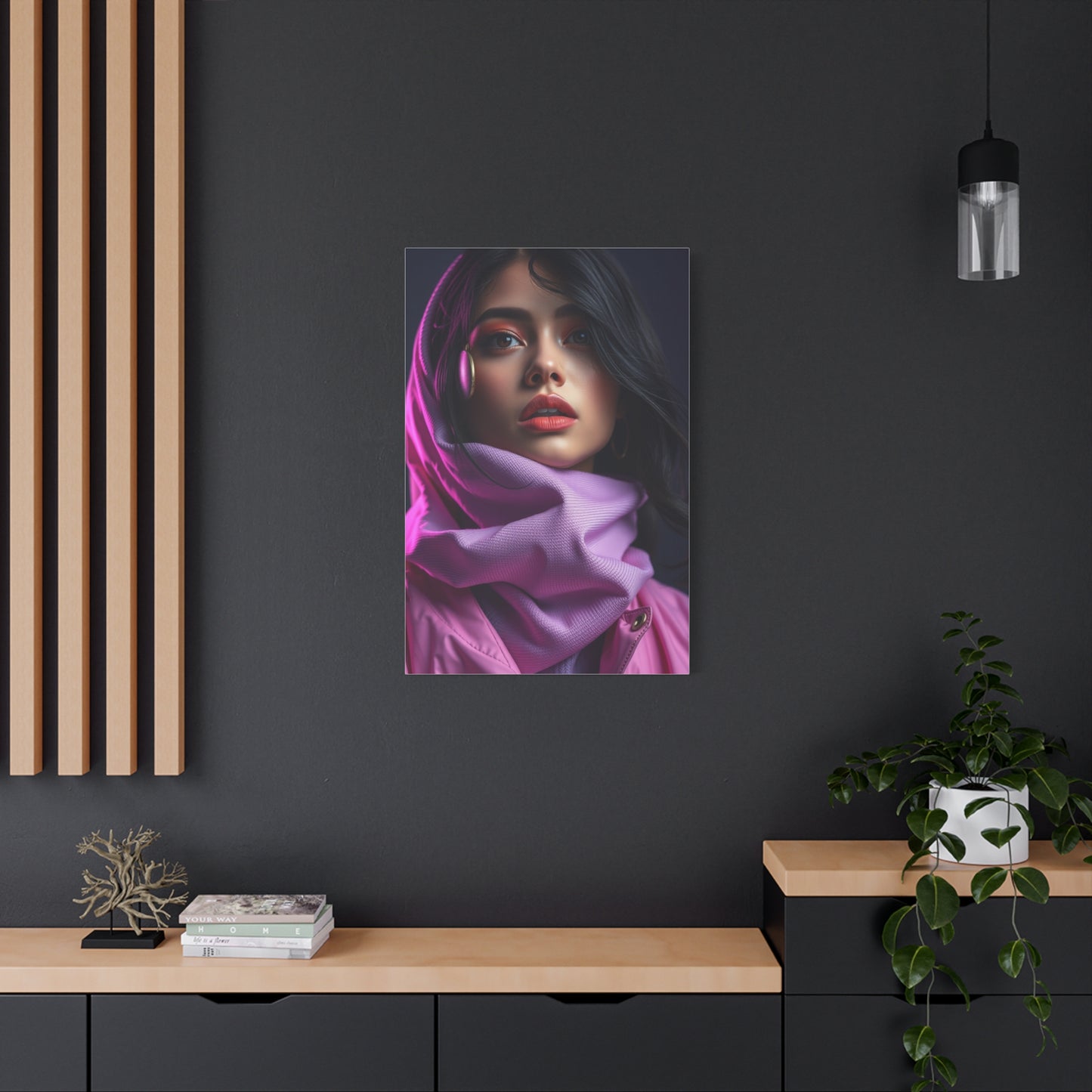Haute Elegance Wall Portrait