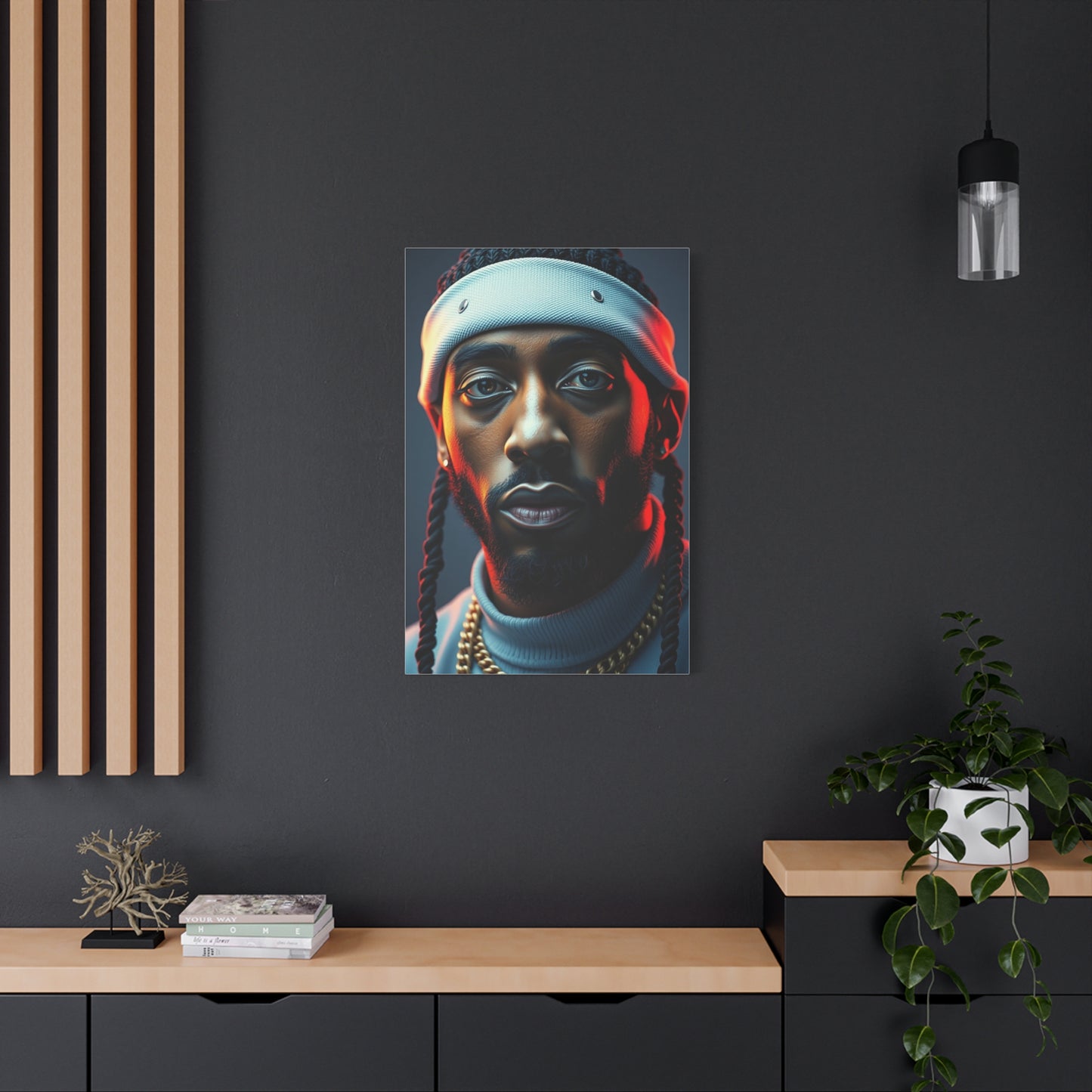 Hussle Legacy Tapestry wall art & canvas print