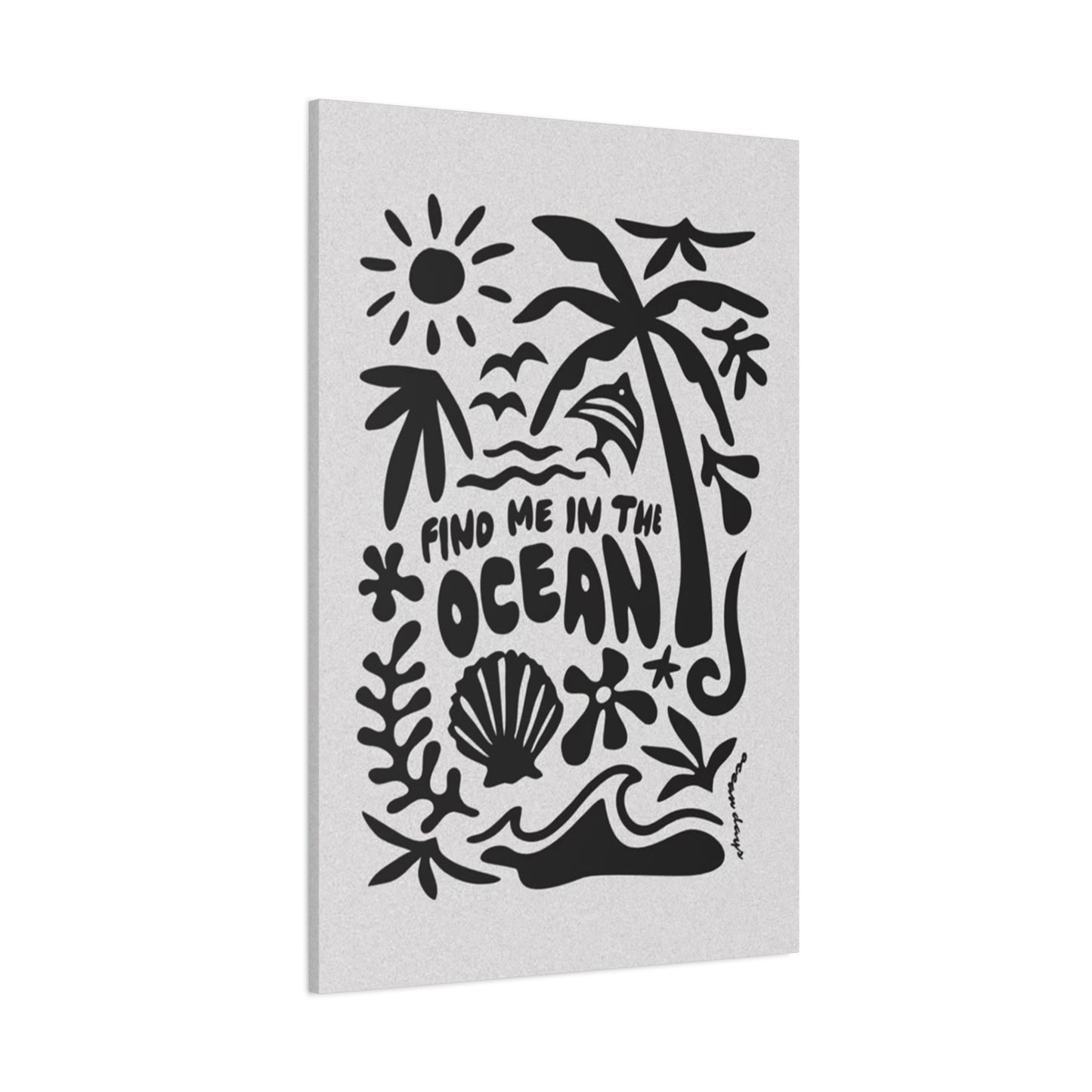 Find Me In The Ocean Wall Art & Canvas Prints