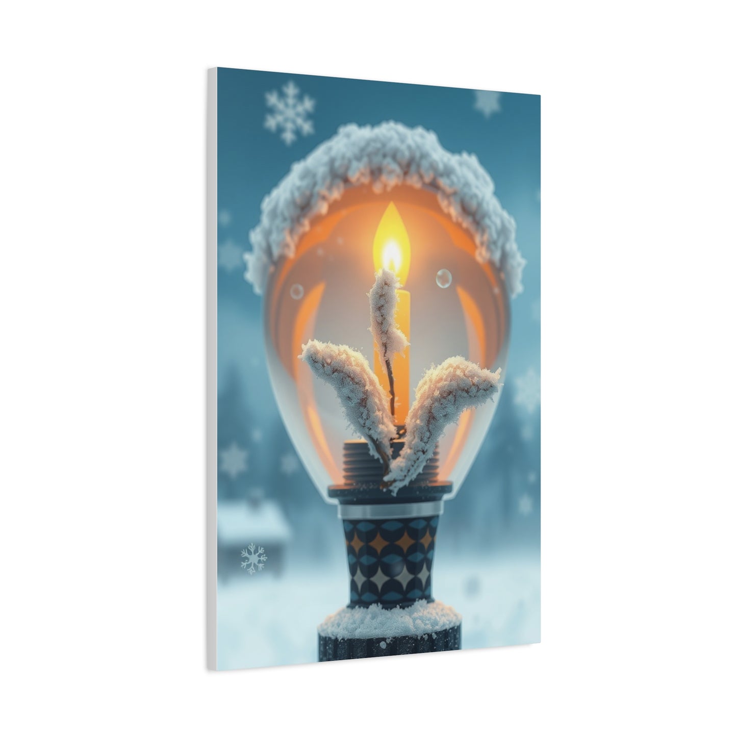 Frosted Elegance Canvas Wall Art & Canvas Print