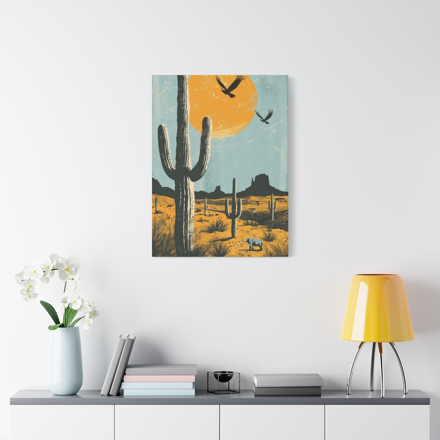 Desert Ecosystem Scenery Wall Art & Canvas Prints