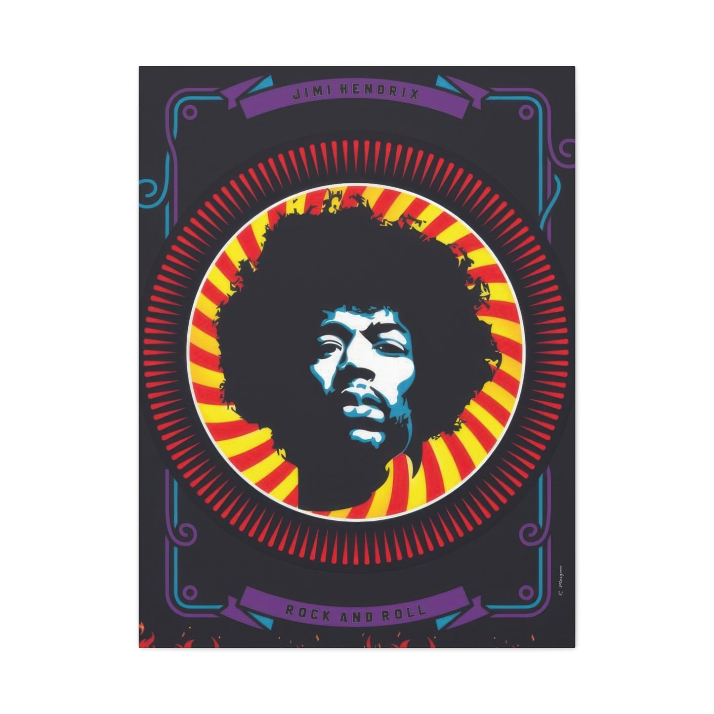 Jimi Hendrix 7 Wall Art & Canvas Prints