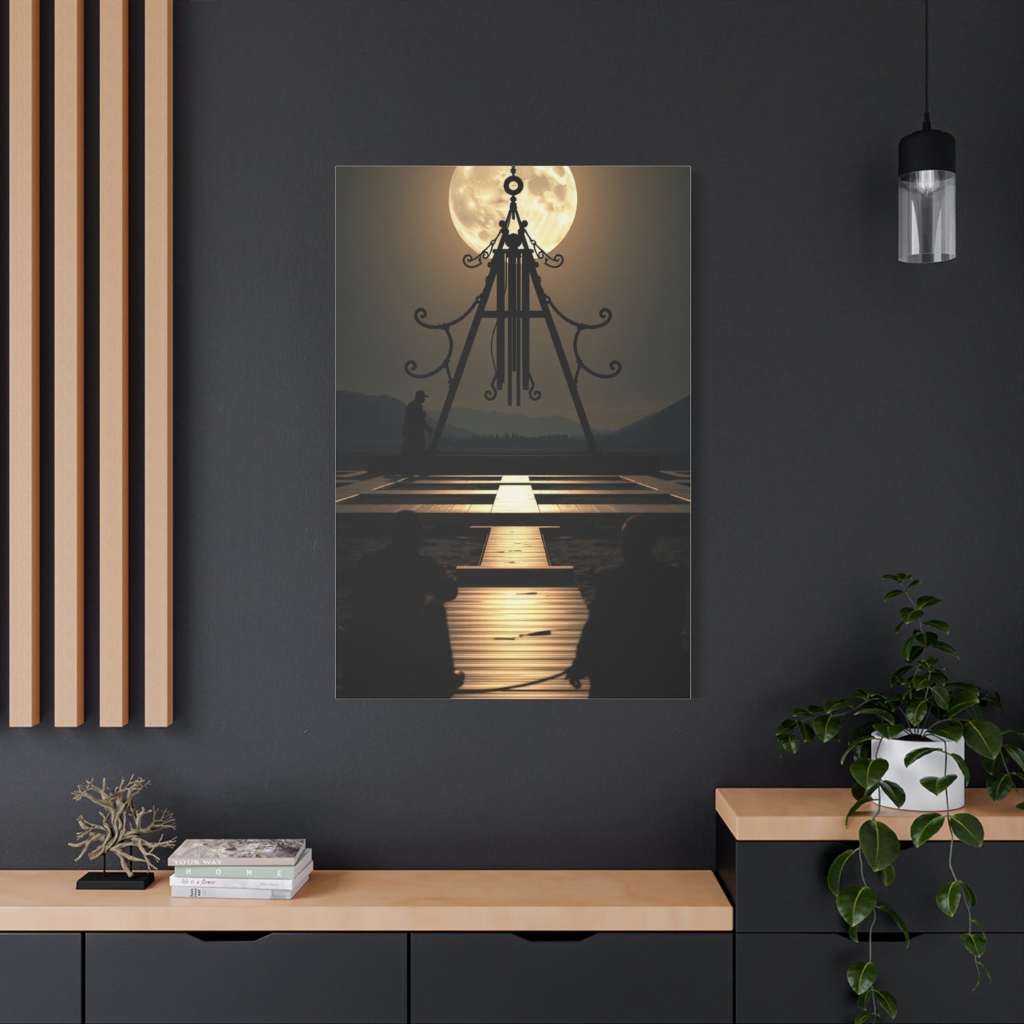 Nocturnal Radiance Canvas Wall Art & Canvas Print