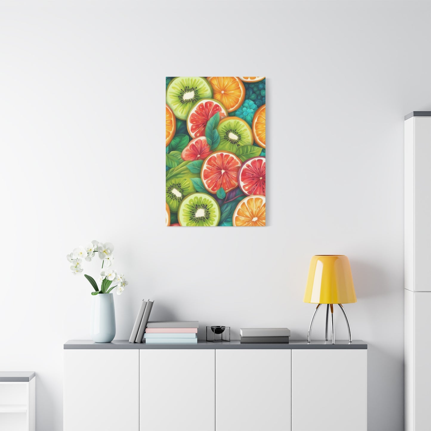 Fruit Half Face Wall Art & Canvas Prints