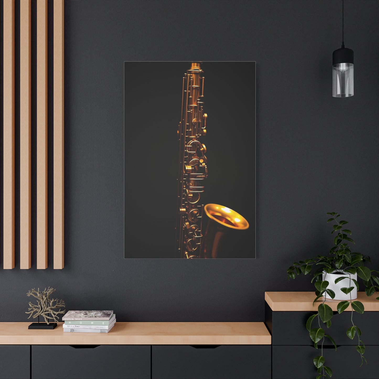 Vision Saxophone Art Art Wall Art & Canvas Print