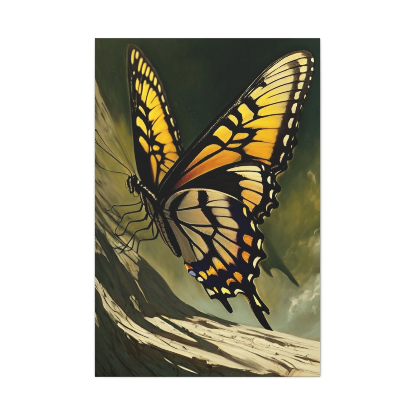 Golden Wings Butterfly Wall Art & Canvas Prints