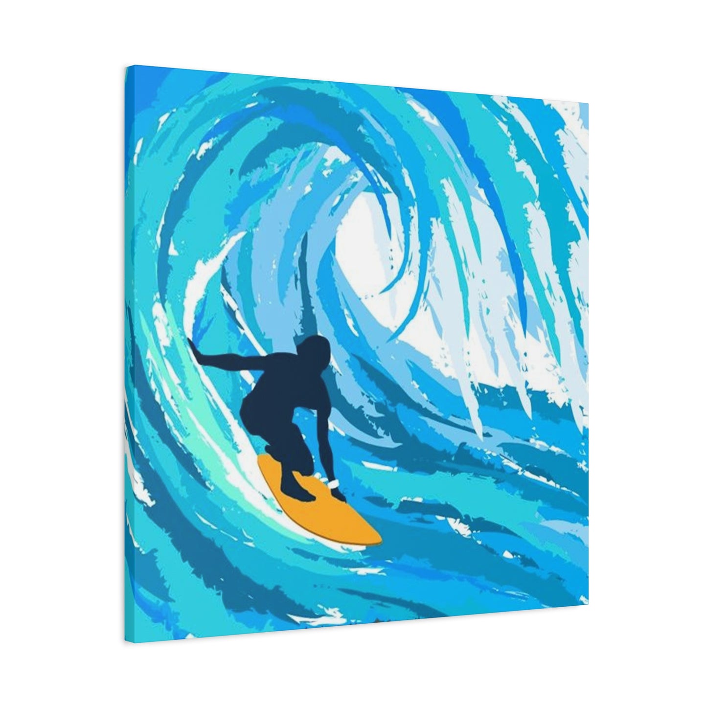 Abstract Surfing Waves Wall Art & Canvas Prints