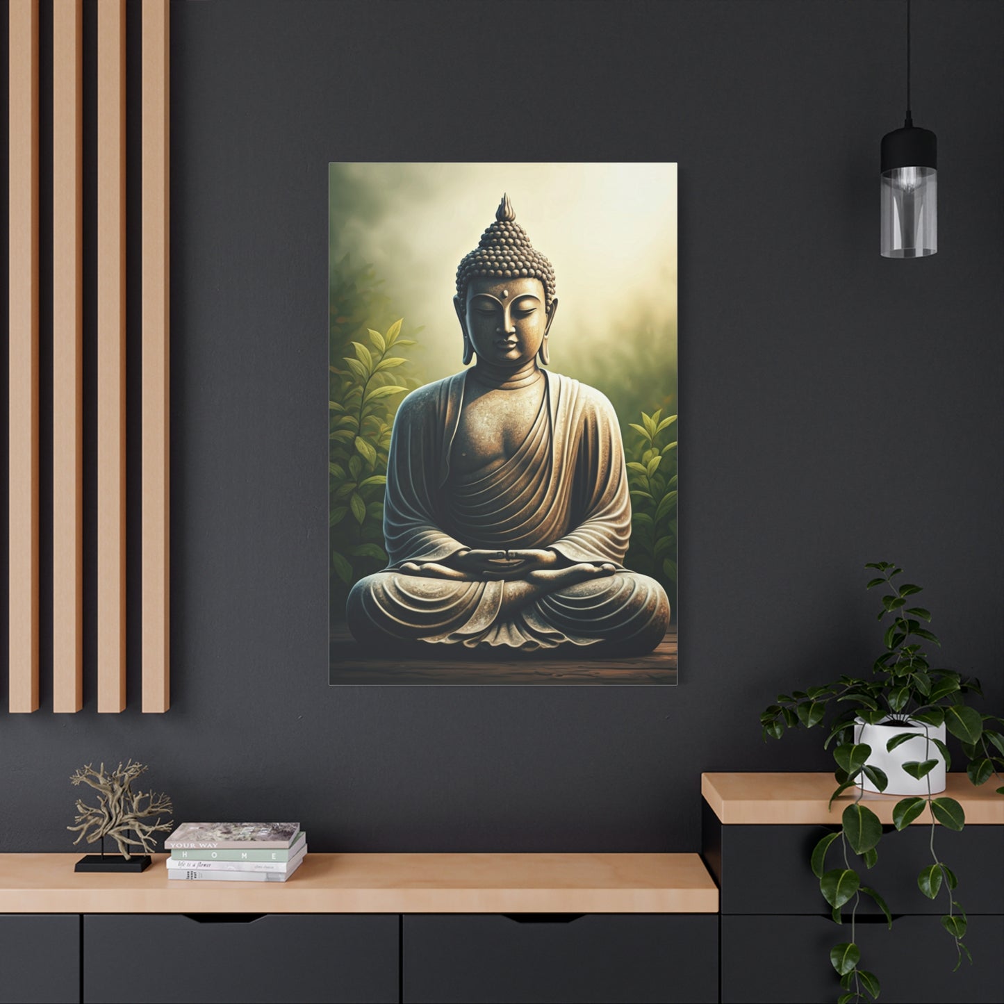 Tranquil Garden Buddha Calm Wall Art & Canvas Prints