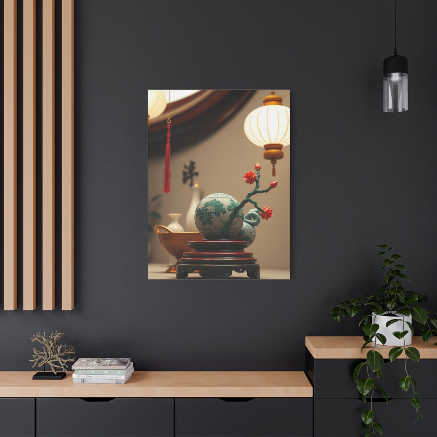 Chinese Decor Art Luxury Canvas Wall Art & Canvas Print