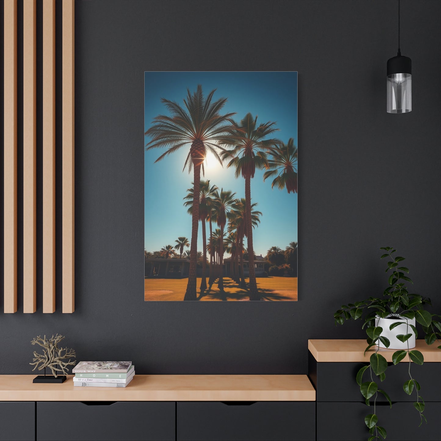 Palm Reverie Canvas Wall Art & Canvas Print