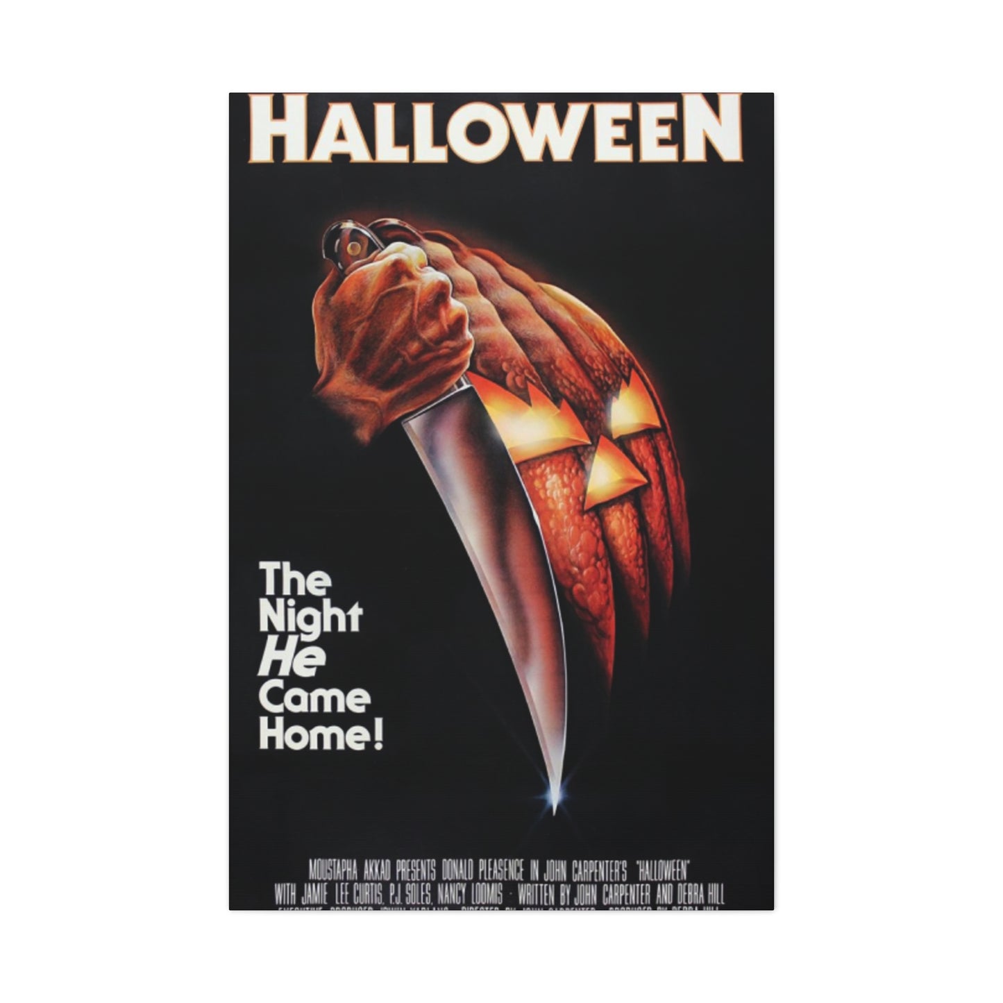 Halloween Horror Movie Poster Wall Art & Canvas Prints