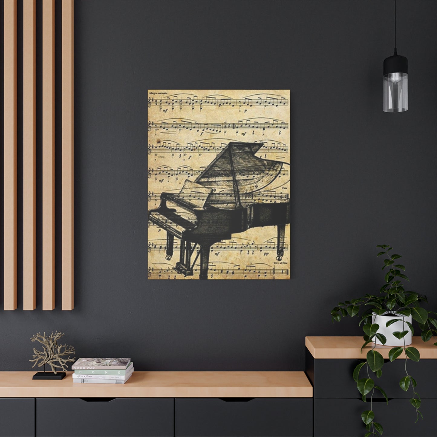 Musical Notes And Piano Wall Art & Canvas Prints