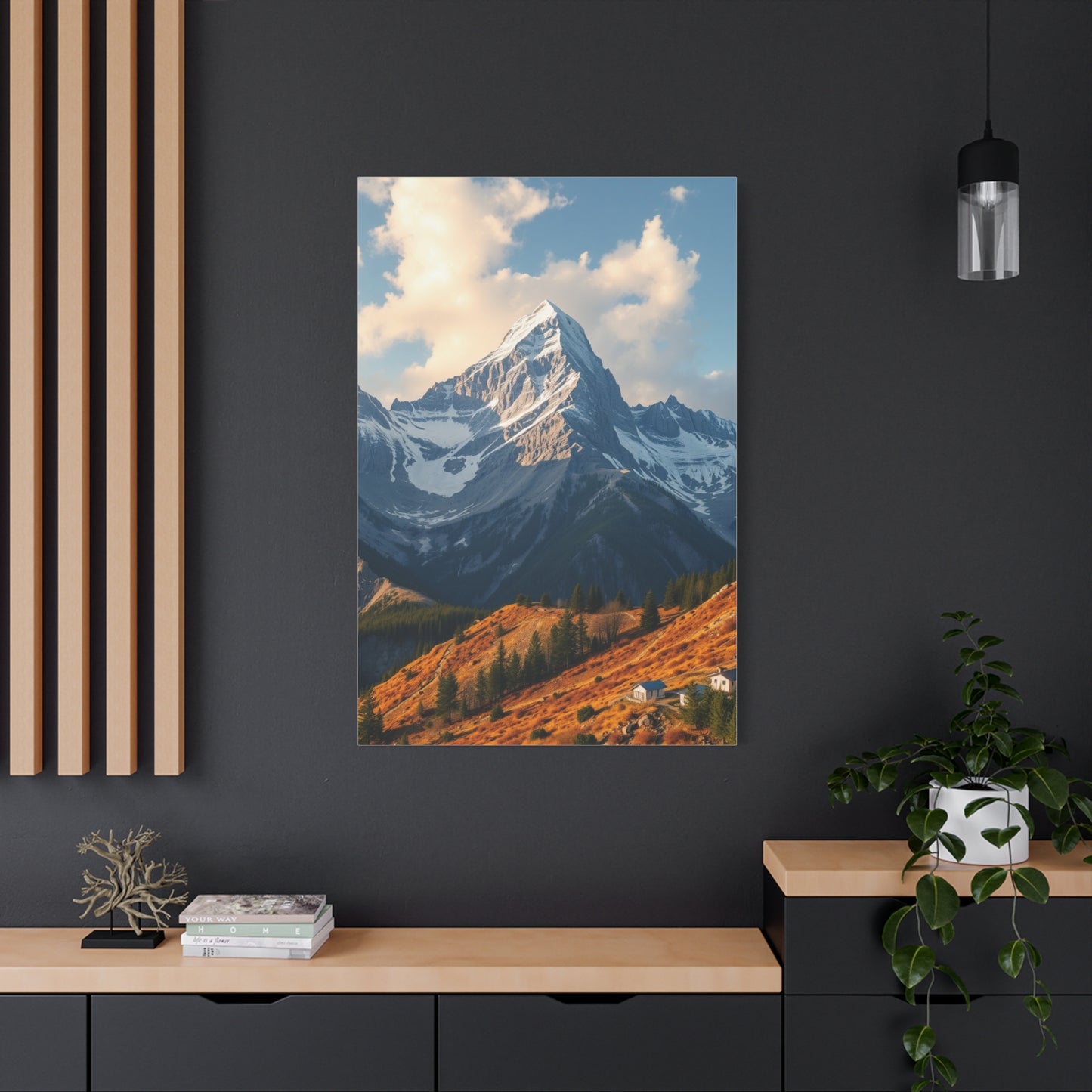 Luminous Mountain Reflections Wall Art & Canvas Print