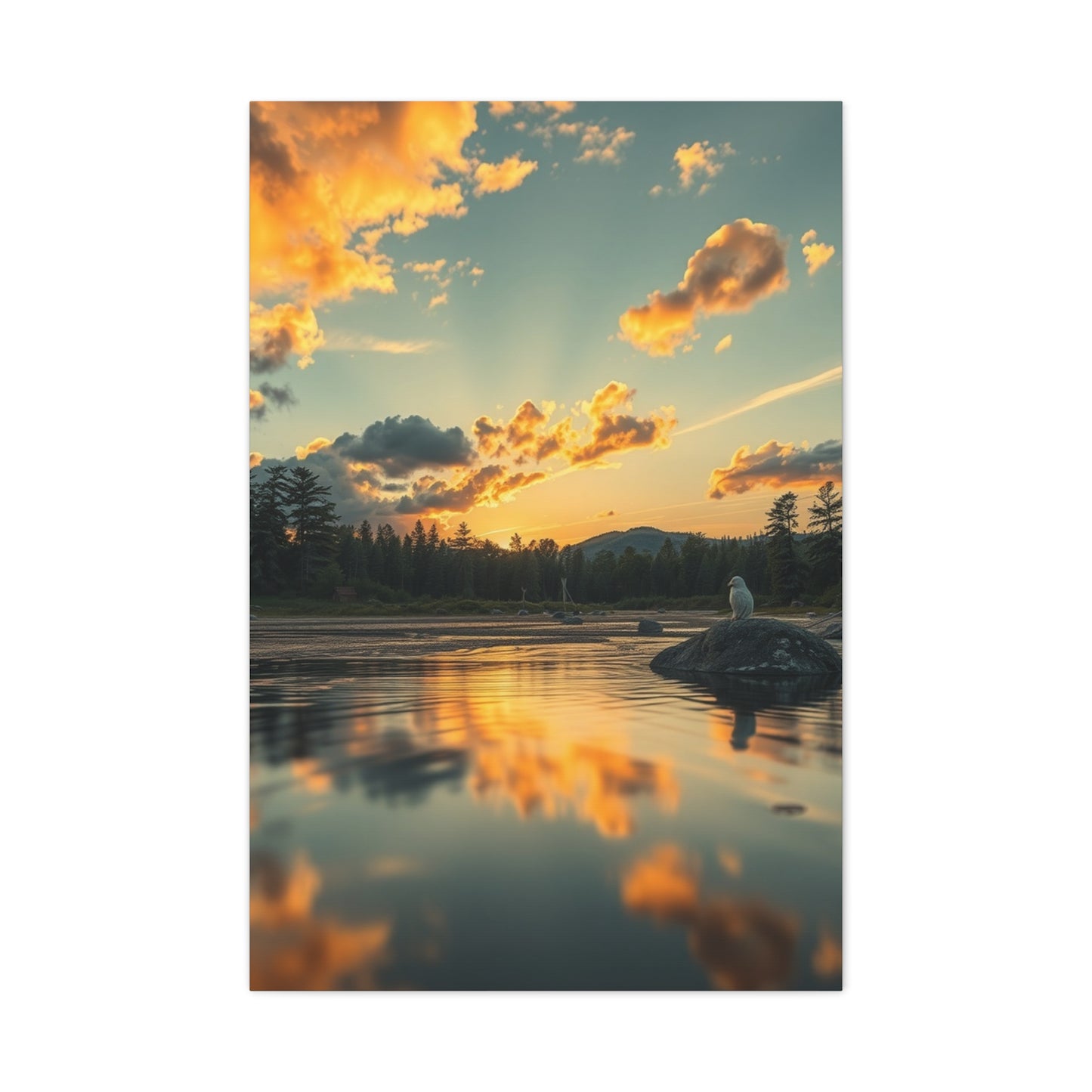 Radiant Canopy Creation Wall Art & Canvas Print