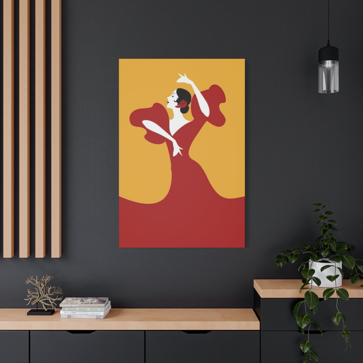 Abstract Spain Traditional Dance Wall Art & Canvas Prints