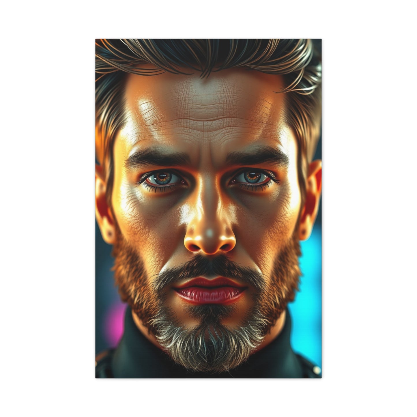 Polychromatic Pixel Prowess Wall Art & Canvas Print