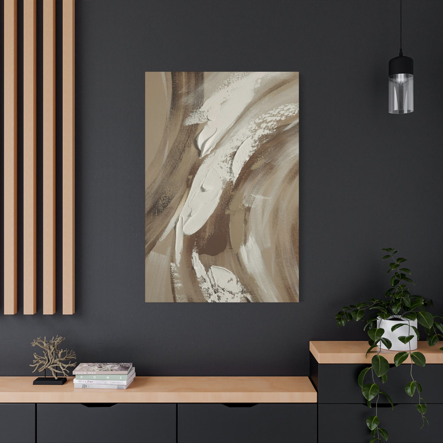 Swirling Abstract Earthy Wall Art & Canvas Prints