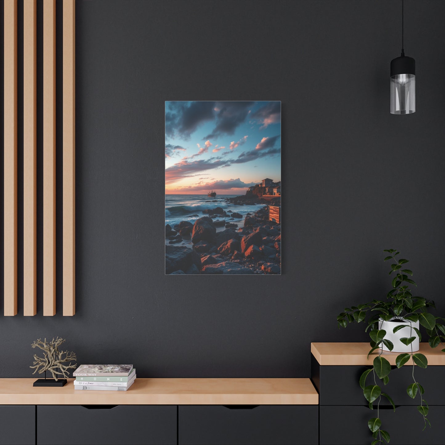 Azure Horizon Panorama Wall Art & Canvas Print