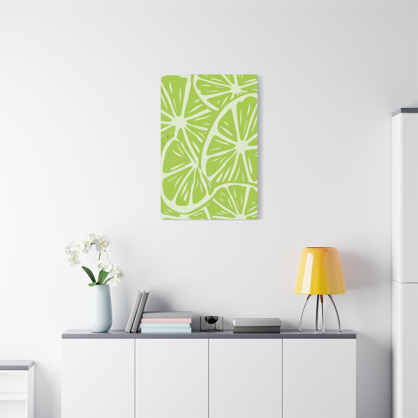 Cool Citrus Fruit Green Wall Art & Canvas Prints