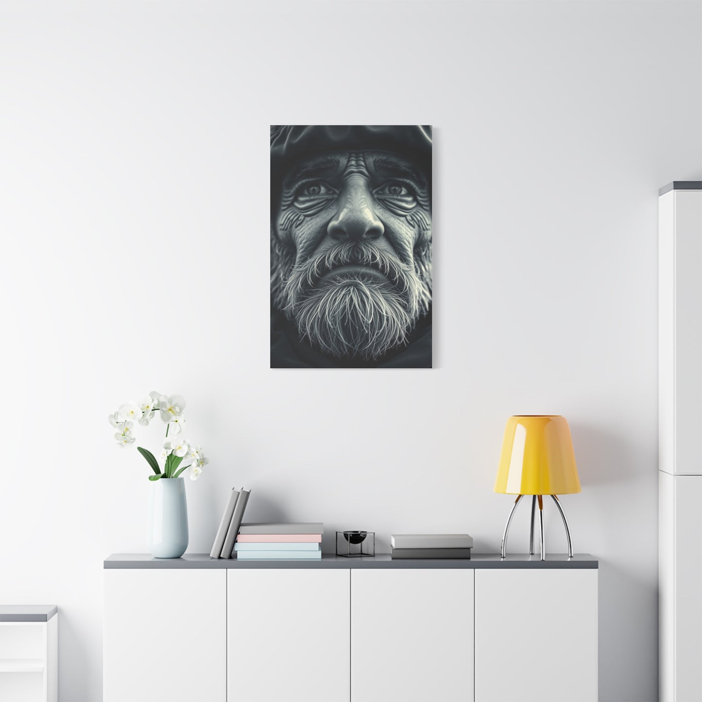 Grayscale Reverie Canvas Wall Art & Canvas Print