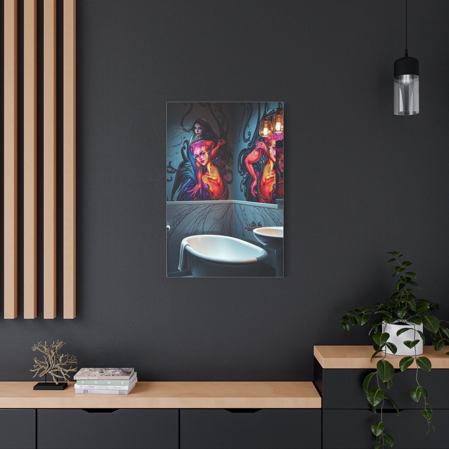Aqua Reverie Wall Masterpiece Wall Art & Canvas Print