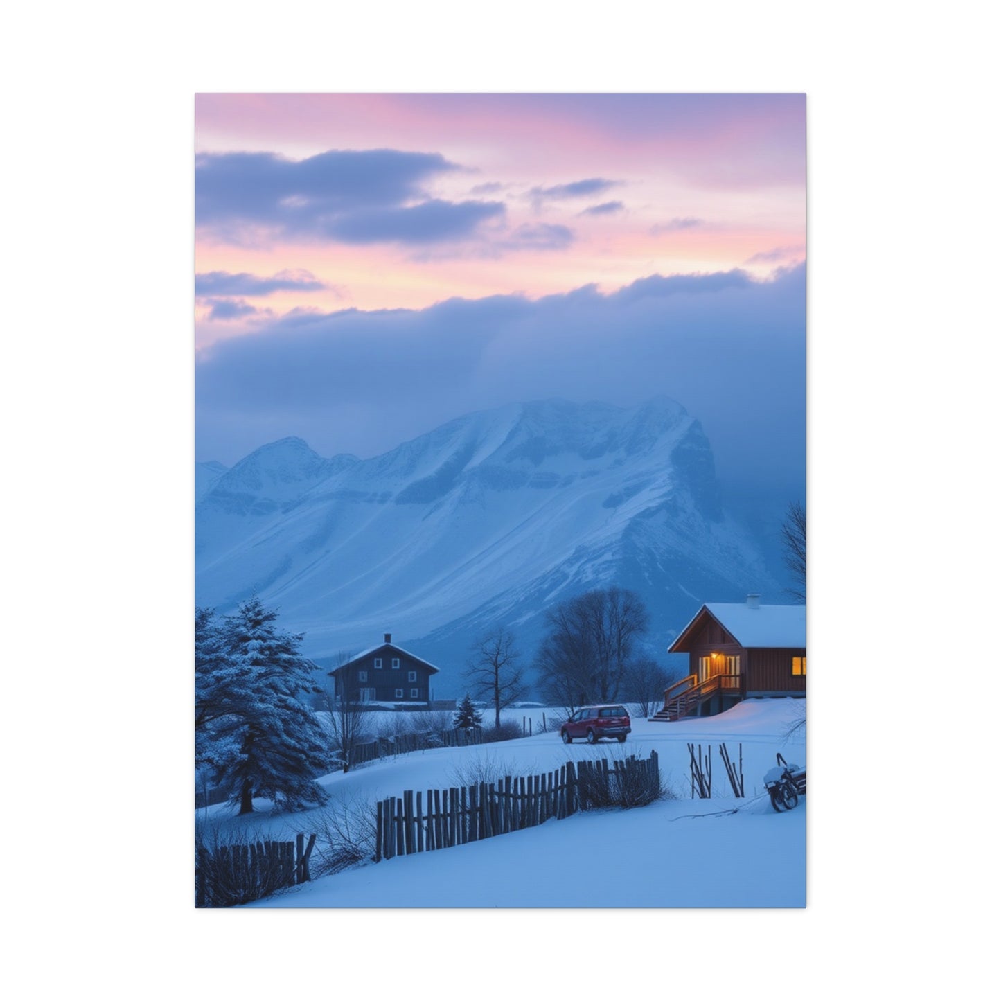 Fjord Harmony Art Piece Wall Art & Canvas Print