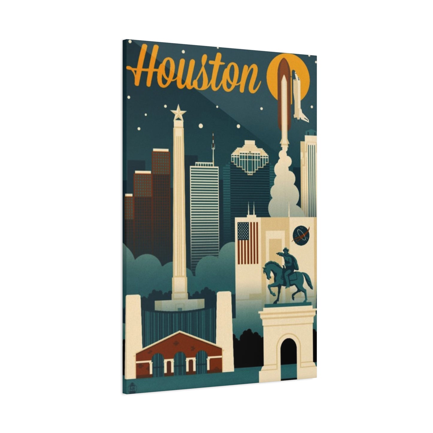 Beautiful Houston Skyline Wall Art & Canvas Prints