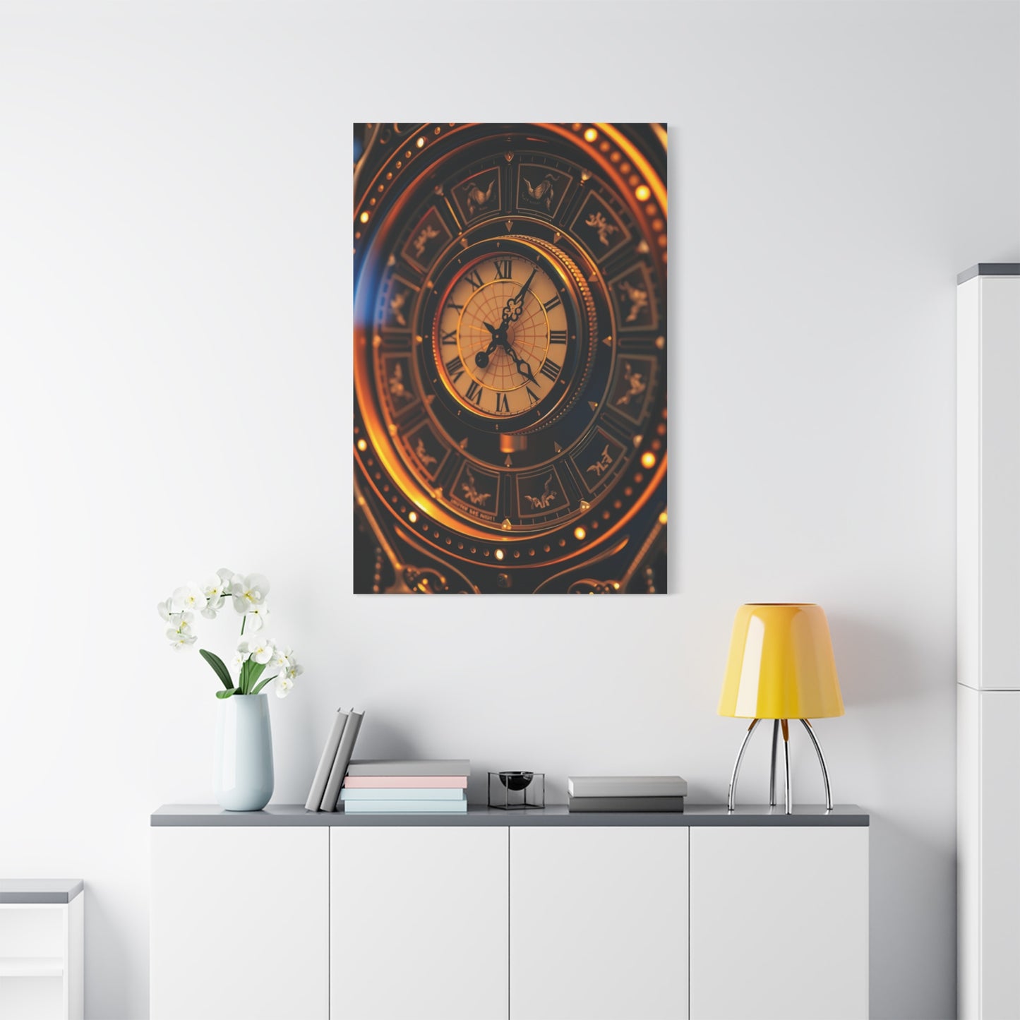 Clock Art Refined Canvas Wall Art & Canvas Print