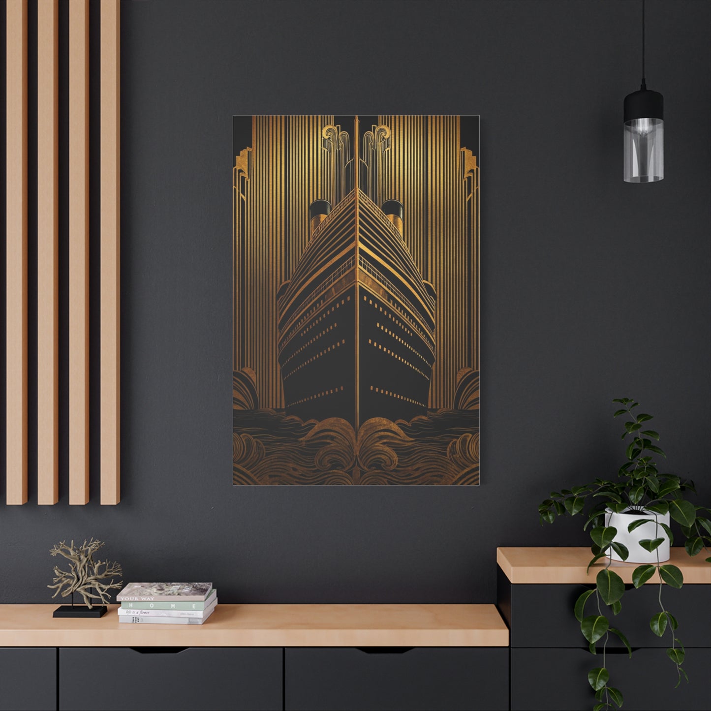 Titanic Majesty Art Deco Ship Wall Art & Canvas Prints