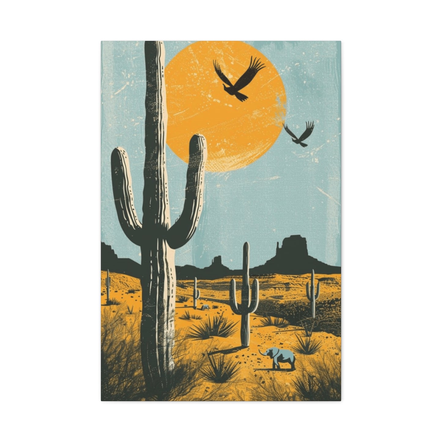 Desert Ecosystem Scenery Wall Art & Canvas Prints