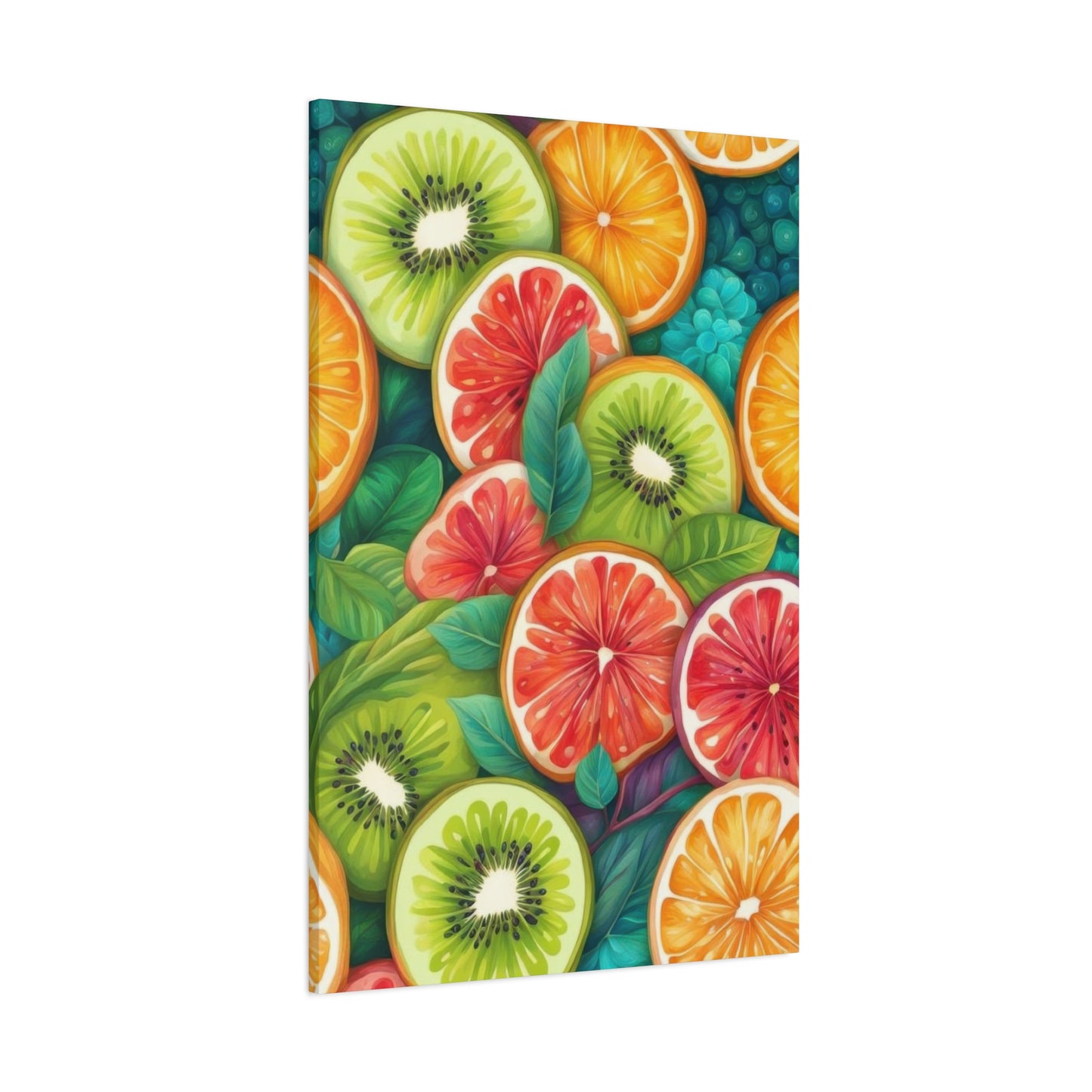 Fruit Half Face Wall Art & Canvas Prints