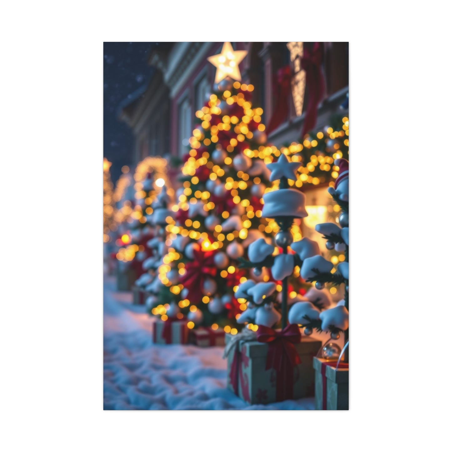 Celestial Yuletide Canvas Wall Art & Canvas Print