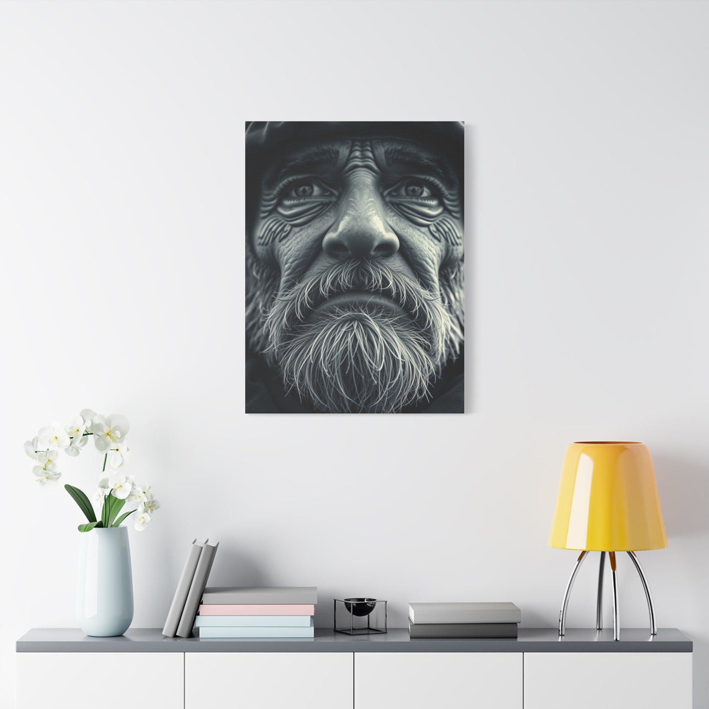 Grayscale Reverie Canvas Wall Art & Canvas Print