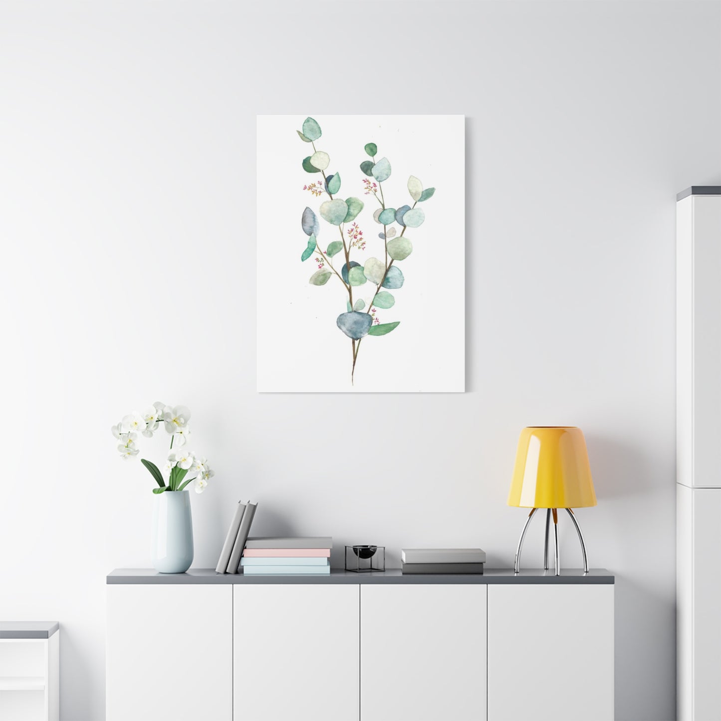 Eucalyptus Plant Light 2 Wall Art & Canvas Prints