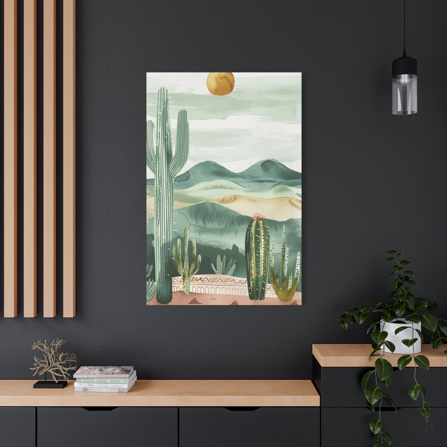 Desert Scenery Painting Wall Art & Canvas Prints
