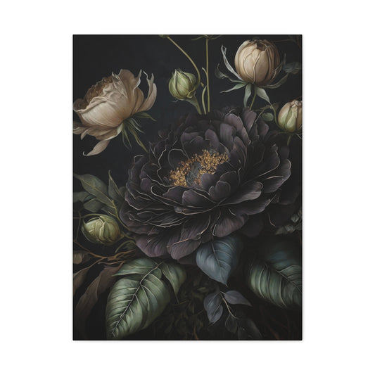 Flowers Dark Wall Art & Canvas Prints