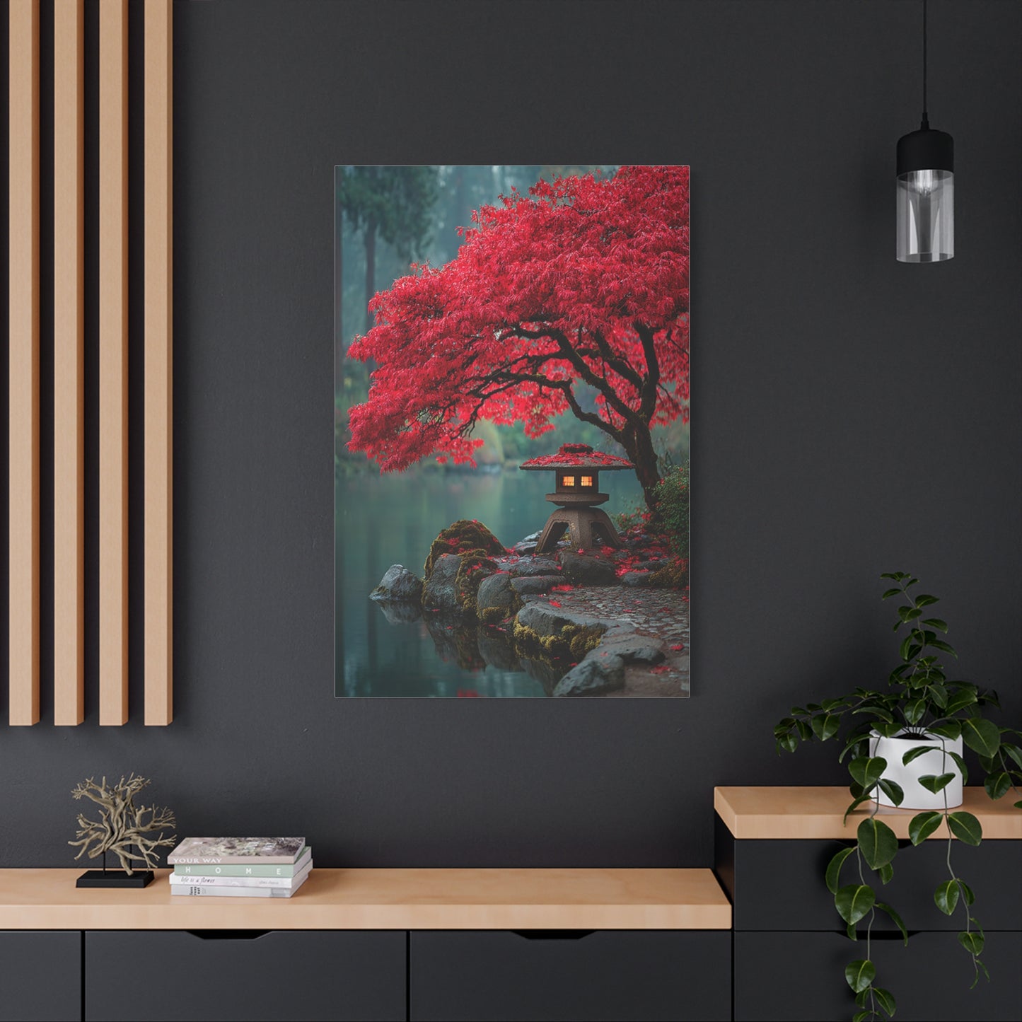 Japanese Maple Garden Autumn Wall Art & Canvas Print
