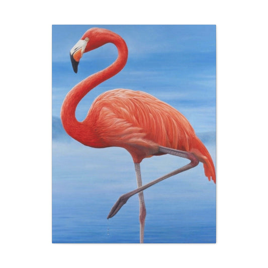 Flamingo Blue Water Wall Art & Canvas Prints