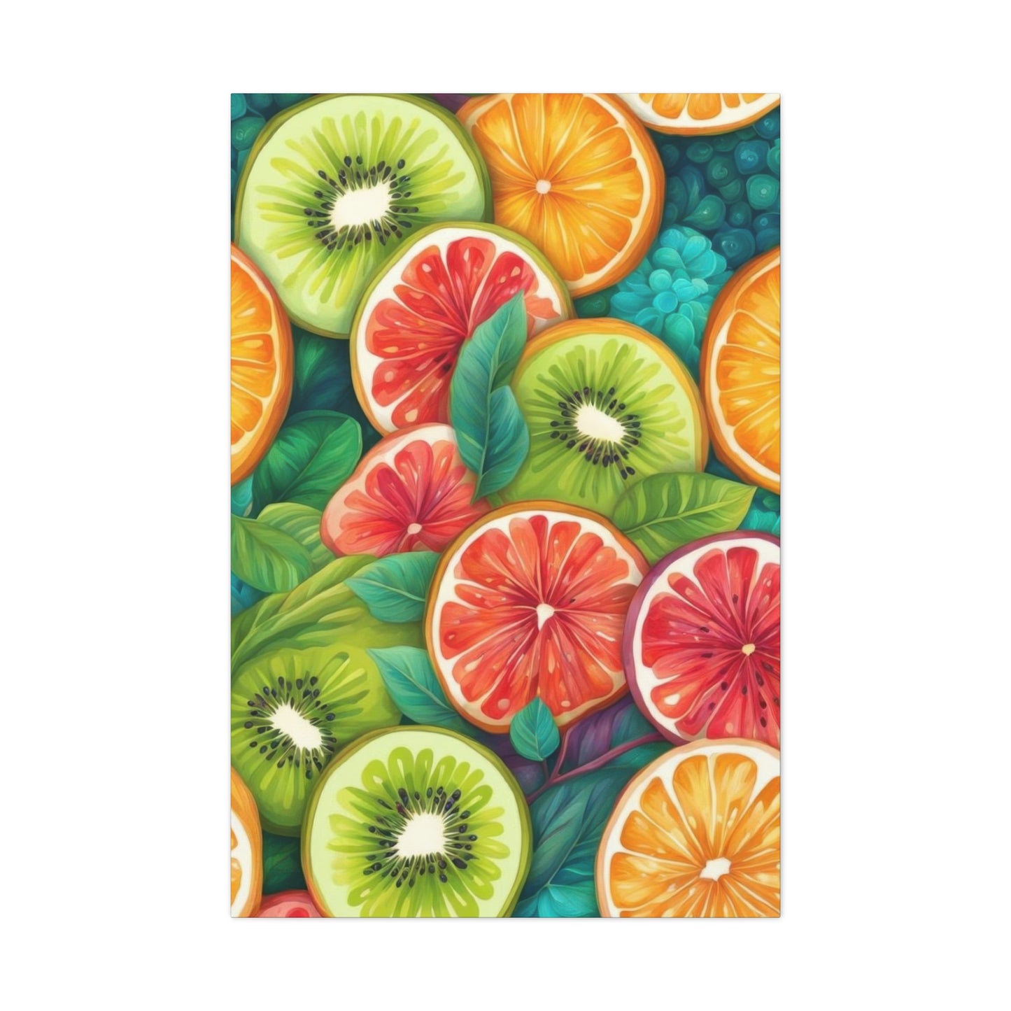 Fruit Half Face Wall Art & Canvas Prints