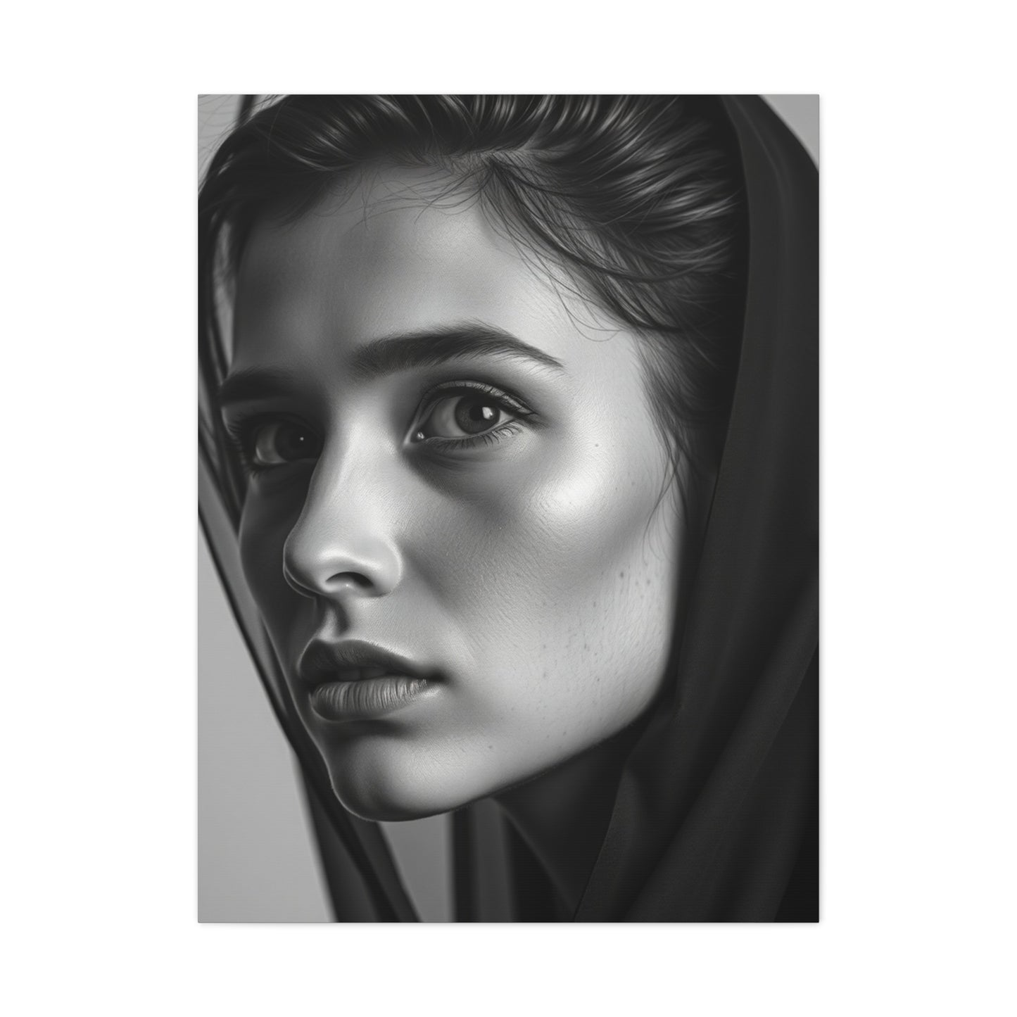 Monochrome Elegance Canvas Wall Art & Canvas Print