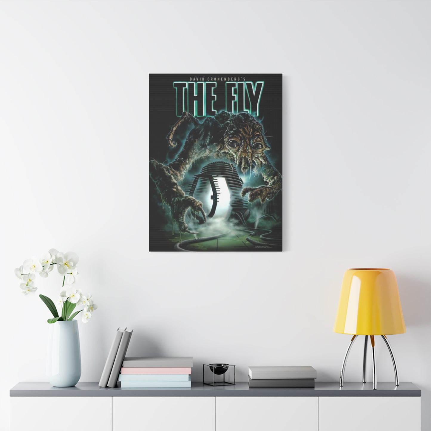 The Fly Horror Movie Poster Wall Art & Canvas Prints