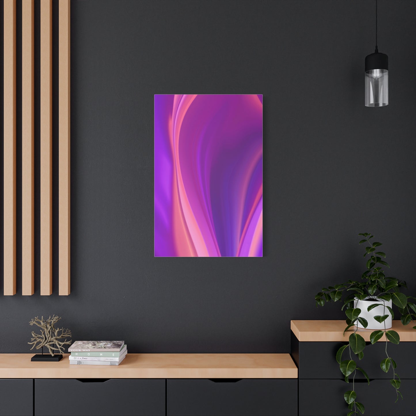Violet Enigma Masterpiece wall art & canvas print