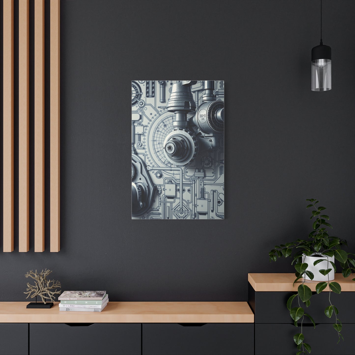 Vision Engineering & Machinery Blueprints Art Art Wall Art & Canvas Print